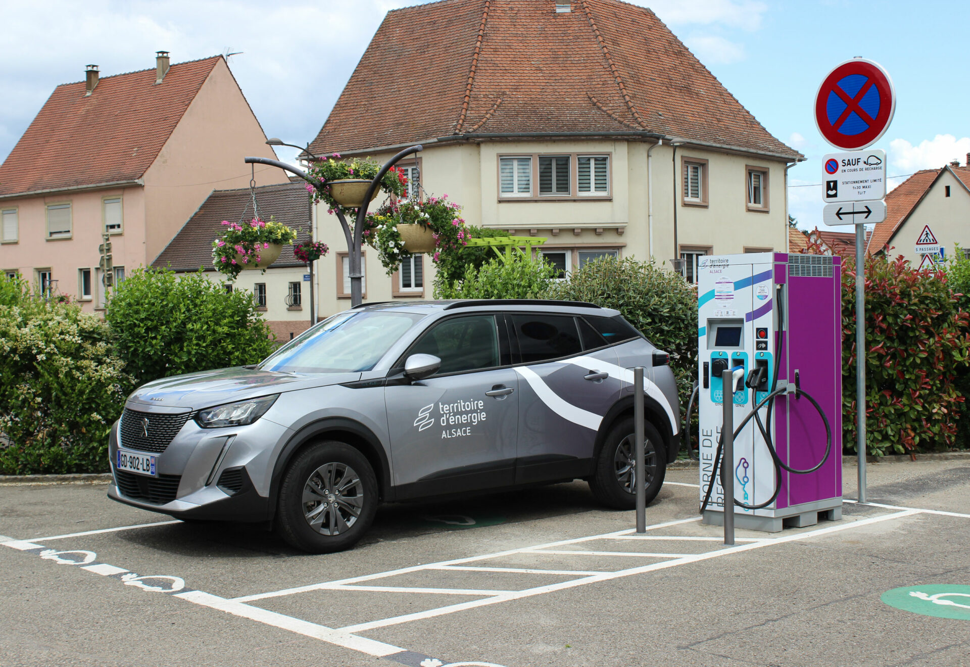 Inauguration borne d'Ostheim