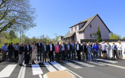 Inauguration des travaux à Wickerschwihr