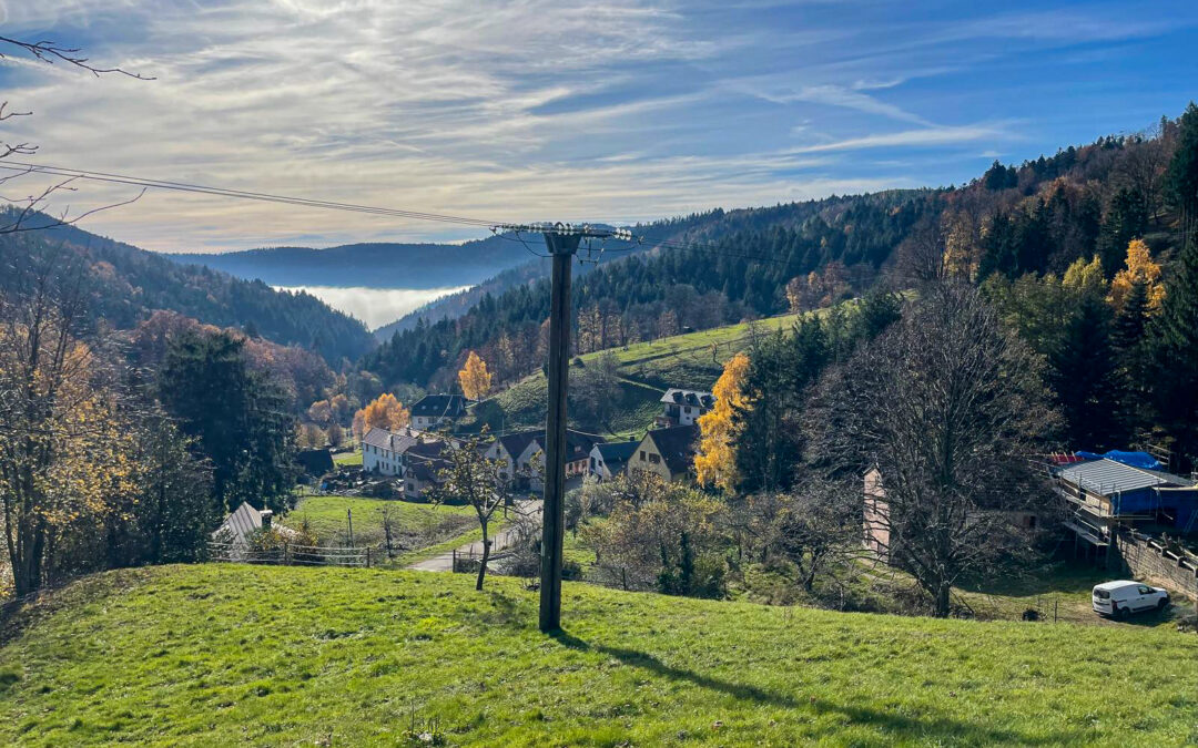 Ribeauvillé : enfouissement du réseau aérien haute tension vers le réseau souterrain