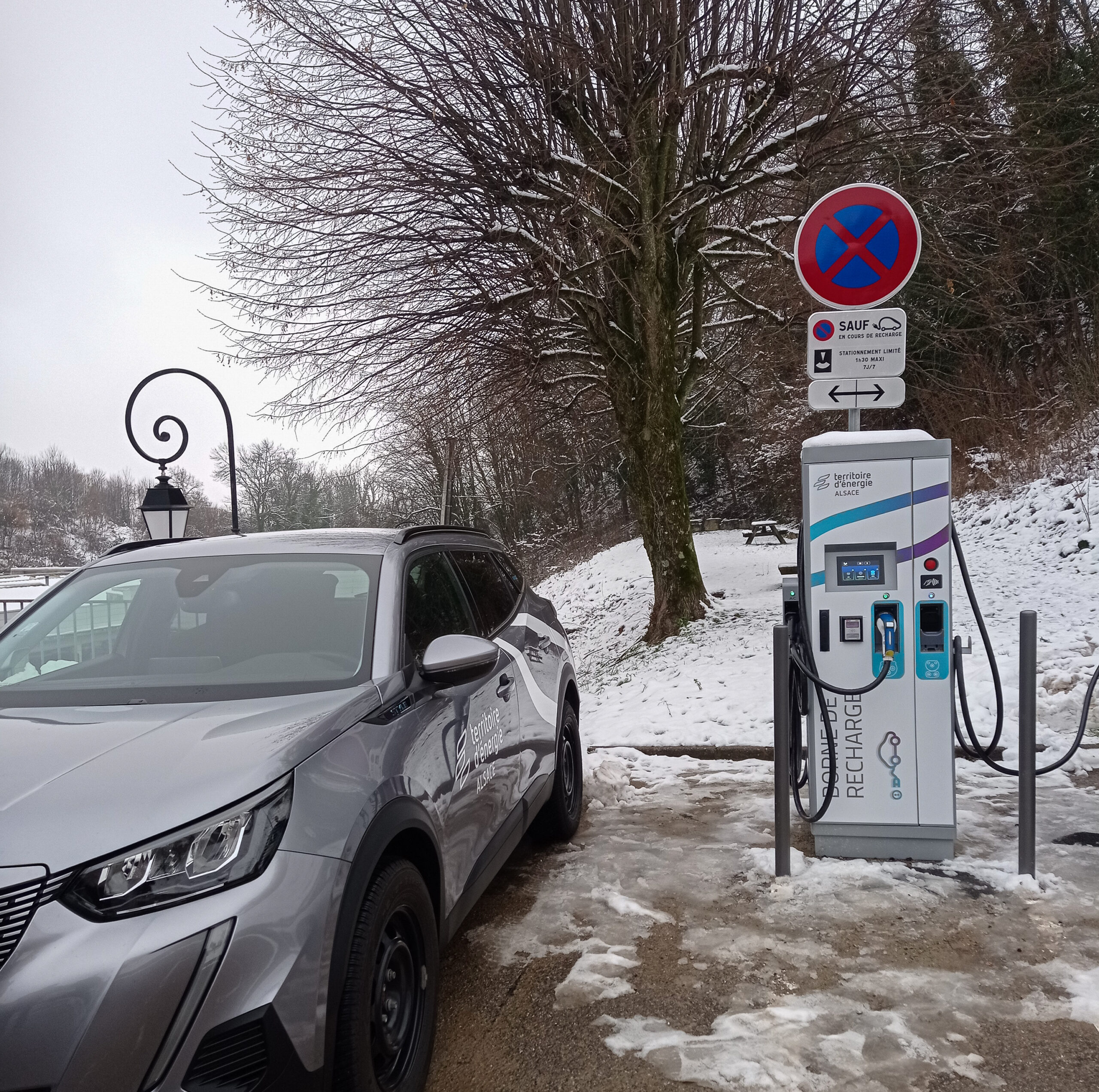 Inauguration borne d'Ostheim